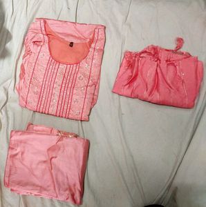 New sequence kurti Pant Dupatta Set