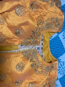 Gold Embroidered Indian Blouse