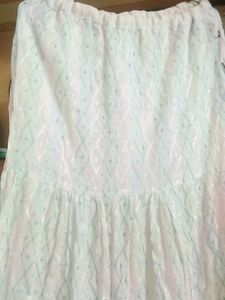 Preety Skirt With Thread Work.