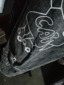 Painted Graphic Jeans