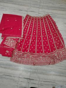 Stunning Pink Embellished Lehenga Choli