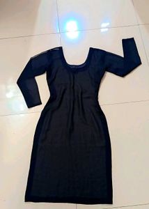 Georgette Meesh Sheer Full Sleeve Kurti