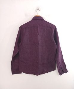 Ramraj Linen Park Purple Smart Fit Shirt (Men&#39;s)