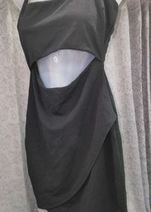 Chic Black Cutout Mini Dress