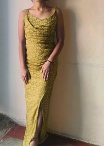 Olive Green Dress Material