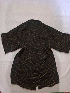 Abstract Print Button-Down Shirt