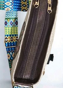 Butterfly Jacquard Crossbody Bag