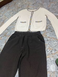 Cardigan And Pant Set