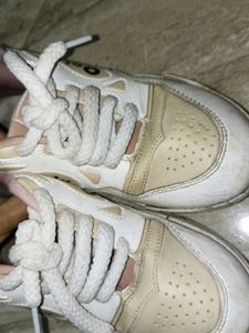 Ogly White &amp; Pink Chunky Sneakers