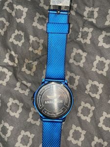 Blue Analog Watch men