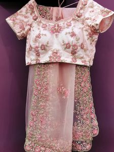 Peach Colour Lahenga Only For Today Offer Grab Fas