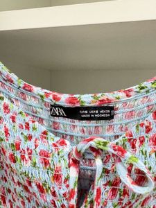 Zara Floral Midi Dress