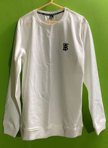 Unisex White Sweatshirt