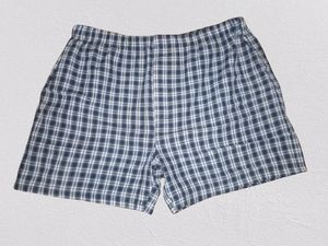 Blue Check Boxers
