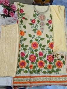 Yellow Designer Suit Set