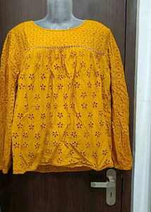 Yellow Floral Top