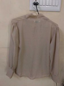 Elegant Tie-Neck Blouse