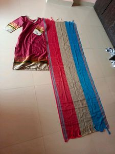 Long Kurti And Dupatta Set