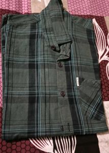 Green Plaid Shirt