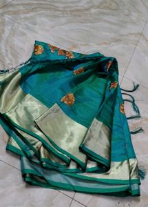 Elegant Sea Green saree