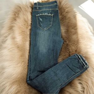 Distressed Denim Jeans
