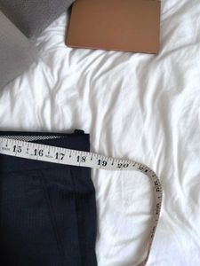 Men Textured Slim Fit Semi Formal Trouser Pant