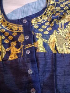 Elegant Blue Blouse