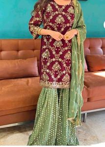 Partywear Sharara Suit For Women