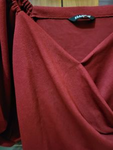 Sexy Maroon Crop Top