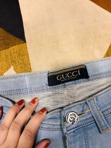 Gucci Light Wash Denim Jeans