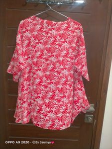 Red Loose Fittted Top