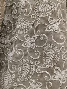 Anarkali Kurta Chikankari Thread Work