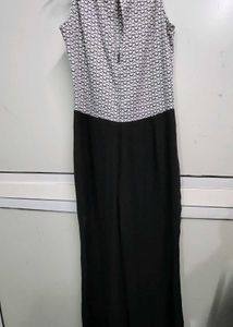 Elegant Black &amp; White Jumpsuit