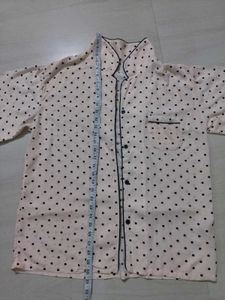 Nude Polka Night Shirt