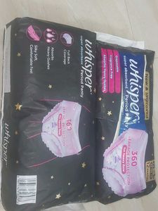 Whisper Period Panty Combo + PantyLiner Free