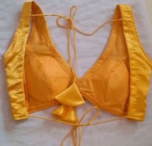 v-neck backless (padded)