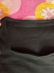 Black Long Sleeve Top