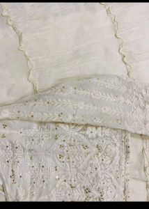 White Lhenga Choli