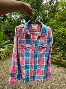 Casual Checked Shirt For Women