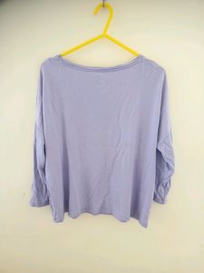 Purple Full Sleeves T Shirt