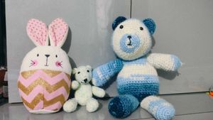Crochet Stuffed Animal Set