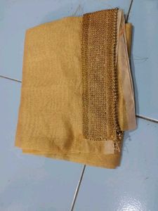 Awesome Designated Saree With Unstitched Blouse