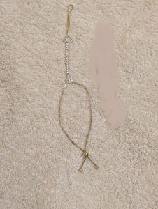 White Stone Hand Chain