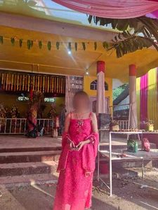 Pink Printed Kurta with Dupatta