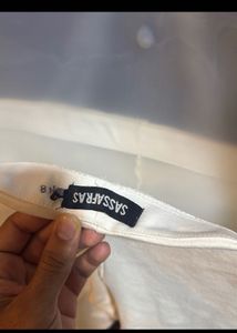 WHITE Bootcut Pants By Sassafras