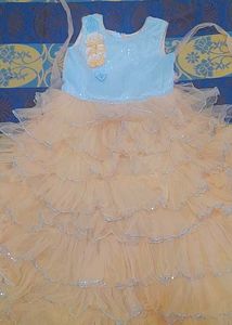 A New Trending Barbie Frock ...with Glitter Lace
