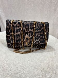 Leopard Print Chain Bag