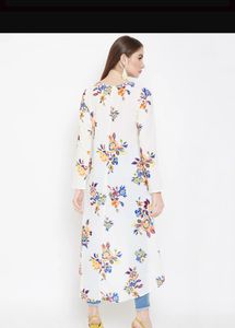 Floral Print High-Low Tunic