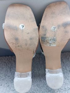 Stylish Heels with Rhinestone Detail