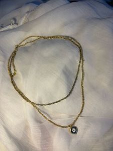 Evil Eye Layered Necklace